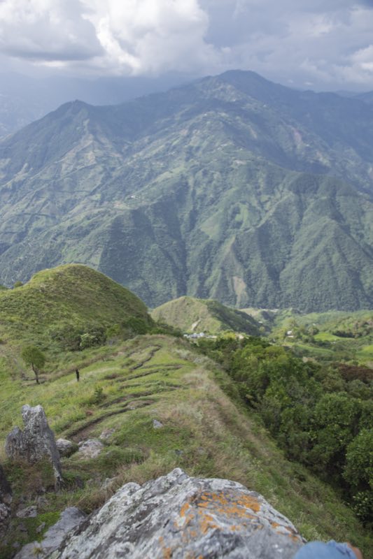View of the canyon from the top